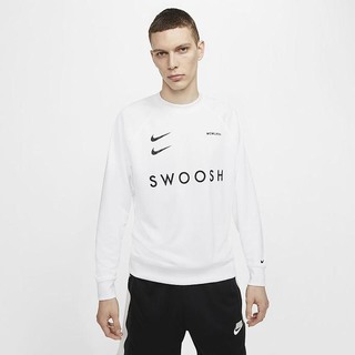 Hanorace Nike Sportswear Swoosh Crew Barbati Albi Negrii | HABL-61243